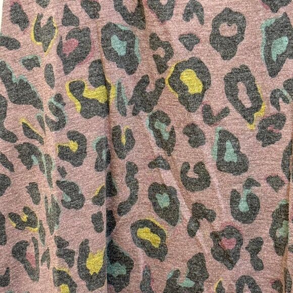 Forever21+ Plus Women's Pink Leopard Print Colorful Racerback Tank Sz 1X - Picture 2 of 6